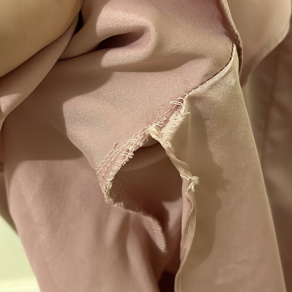 Beautiful LULUS Satin High Low dress - Picture 3 of 7